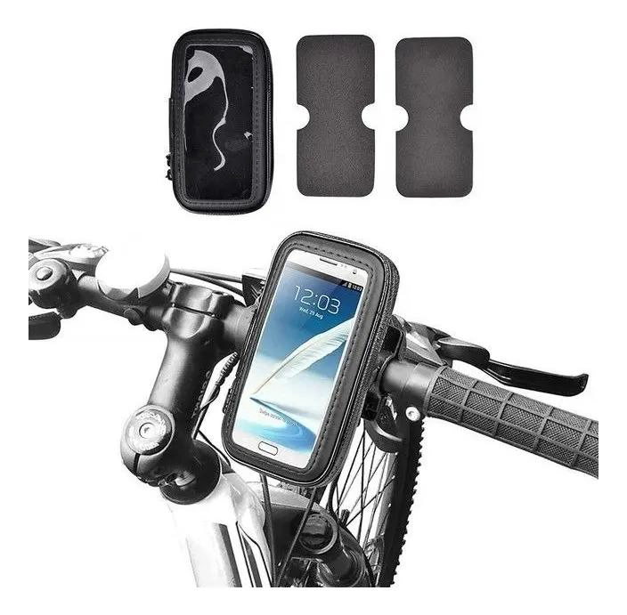 SOPORTE IMPERMEABLE PARA CELULAR EN BICICLETA Y MOTO - 5