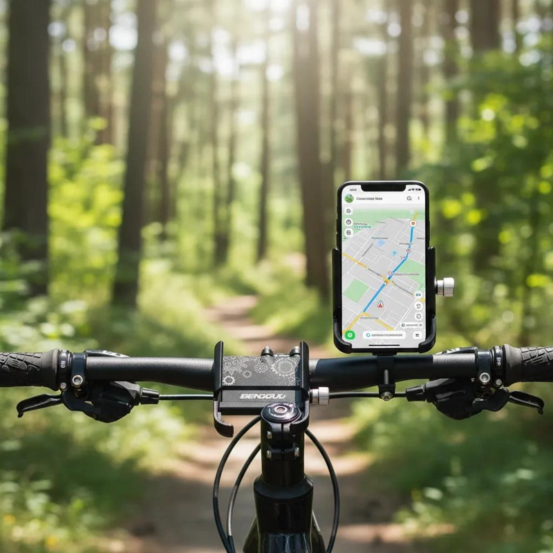 SOPORTE METALICO PARA TELE FONO EN BICICLETA Y MOTO - 3