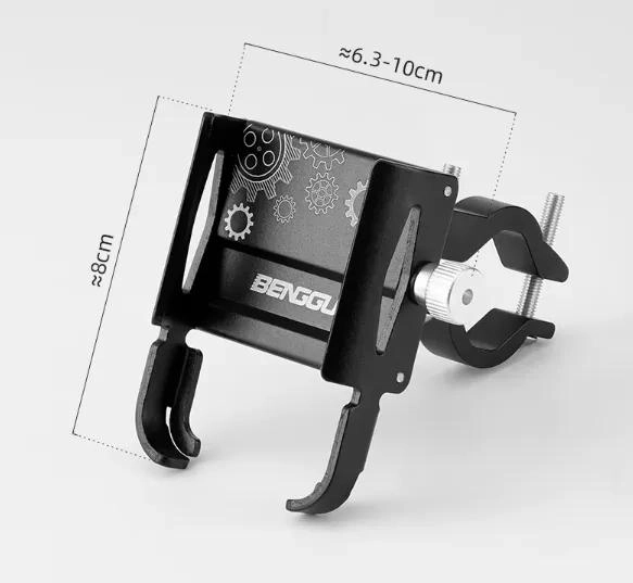 SOPORTE METALICO PARA TELE FONO EN BICICLETA Y MOTO - 5