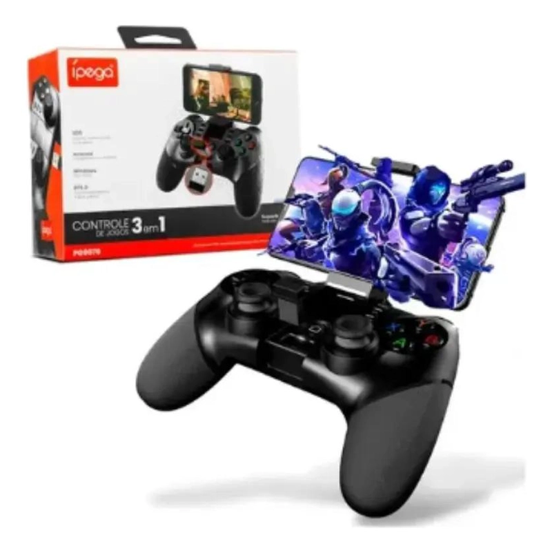 MANDO INALAMBRICO BLUETOOTH PARA ANDROID, IOS, PC Y PS3 - 1