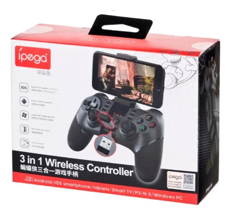 MANDO INALAMBRICO BLUETOOTH PARA ANDROID, IOS, PC Y PS3 - 2