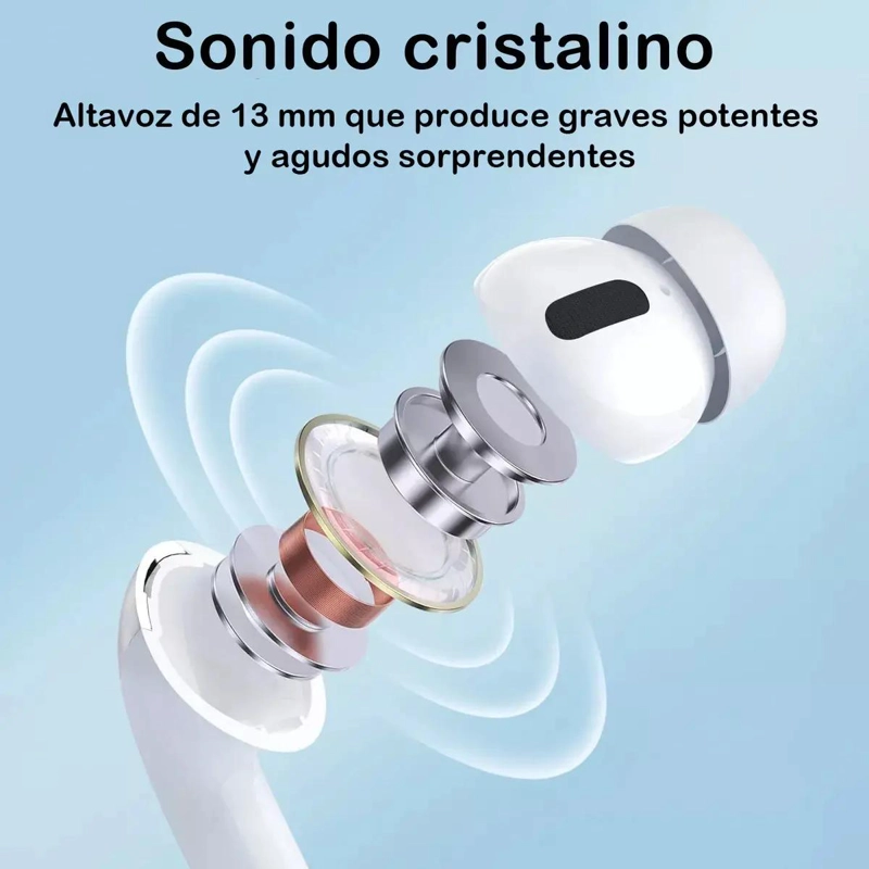 AUDIFONOS IN-EAR INALAMBRICOS CON CANCELACION DE RUIDO - 2