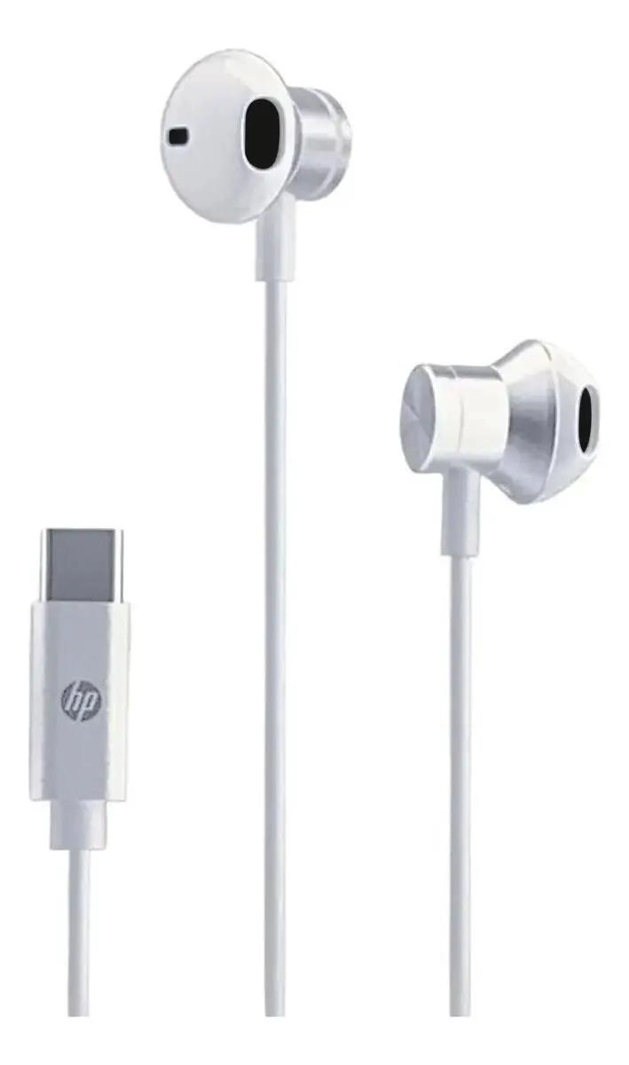 AUDIFONOS MANOS LIBRES CON CONECTOR USB-C BLANCO - 1