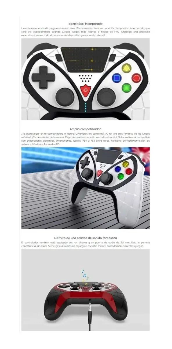 JOYSTICK BLUETOOTH PARA PC, ANDROID E IOS - 4
