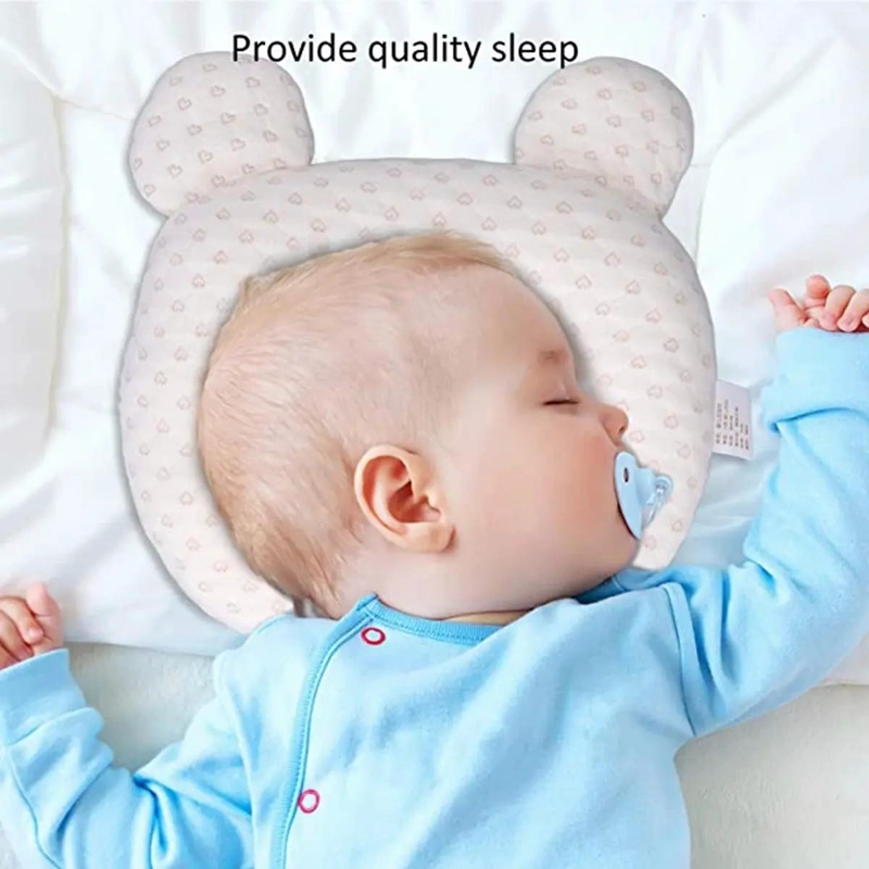 ALMOHADA COJIN BEBE  ANTI-PLAGIOCEFALIA CON FUNDA - 2