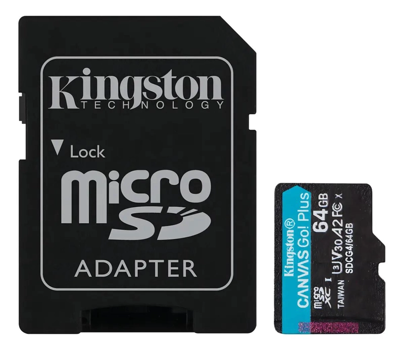 GENÉRICO TARJETA DE MEMORIA 64GB CANVAS GO! PLUS KINGSTON