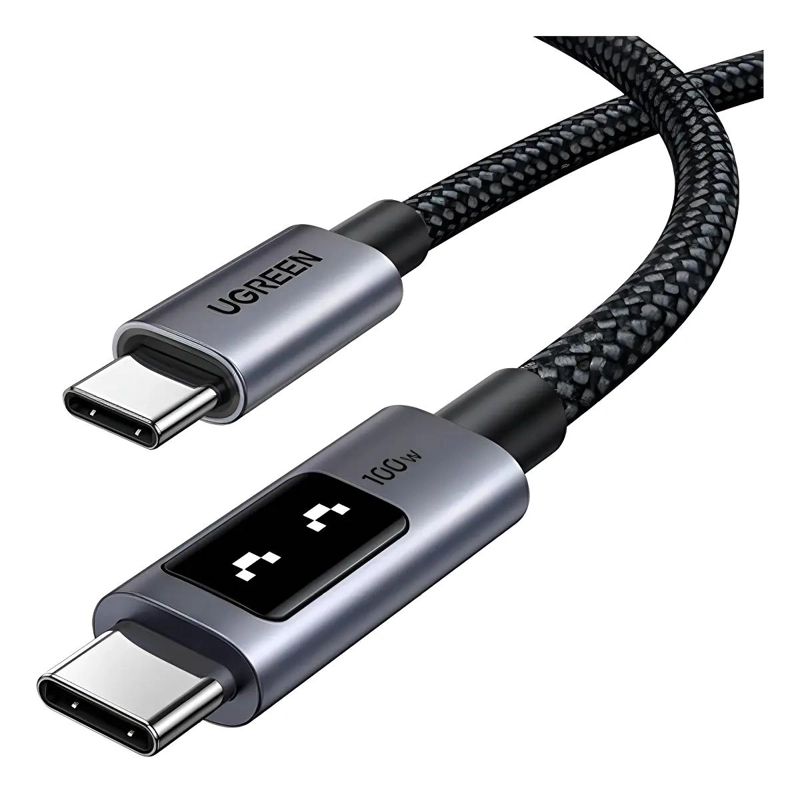 GENÉRICO CABLE USB TIPO C NEGRO DE ALTA VELOCIDAD