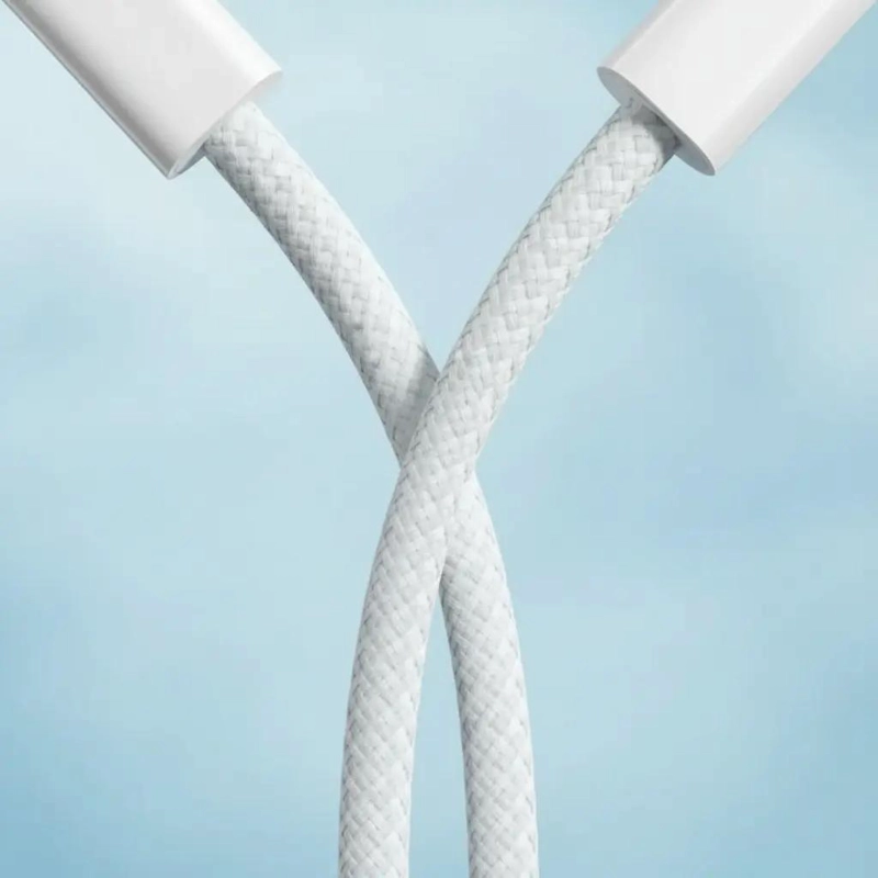 CABLE USB TIPO C A TIPO C 2 METROS 140W TRENZADO - 2
