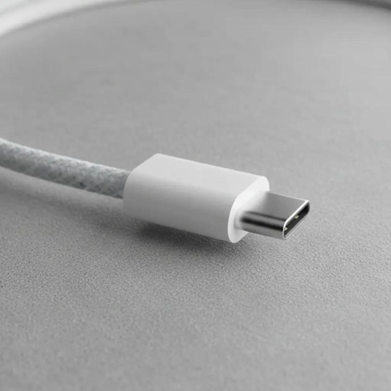 CABLE USB TIPO C A TIPO C 2 METROS 140W TRENZADO - 3