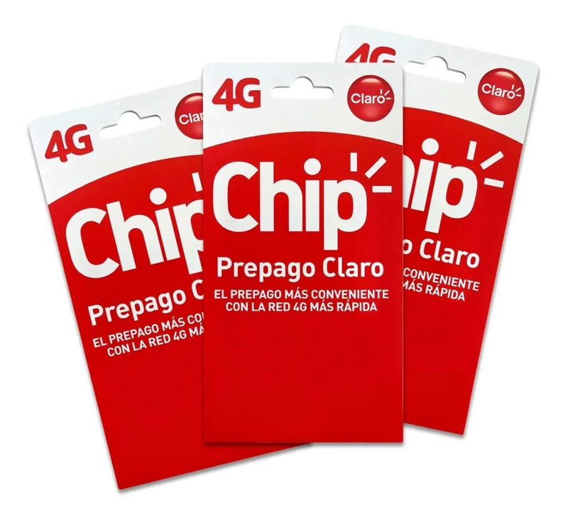GENÉRICO CHIP DE LINEA CLARO CON 5 GB Y 300 MINUTOS