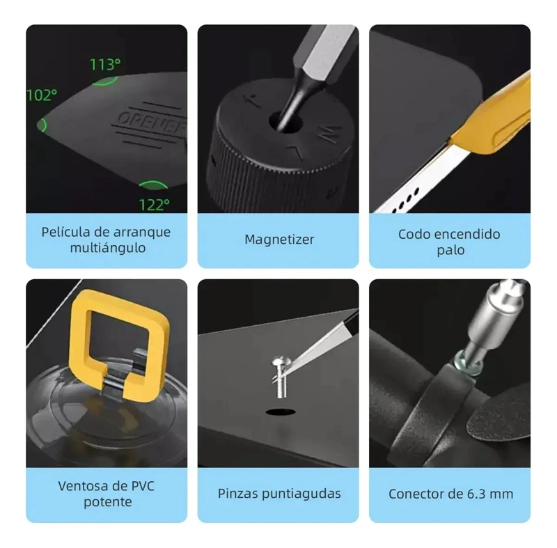 SET DE 83 HERRAMIENTAS DE PRECISION PARA REPARACION - 4