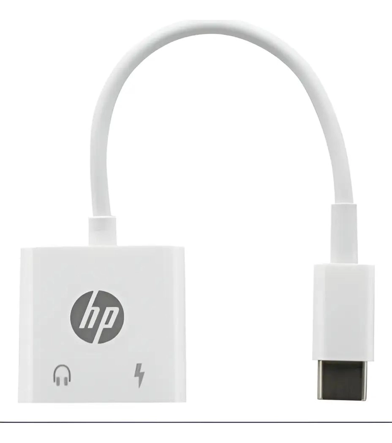 GENÉRICO ADAPTADOR USB-C A USB-C Y JACK 3,5MM BLANCO