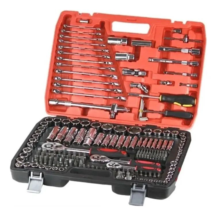 GENÉRICO SET DE HERRAMIENTAS 216 PIEZAS CON DADOS Y RATCHET