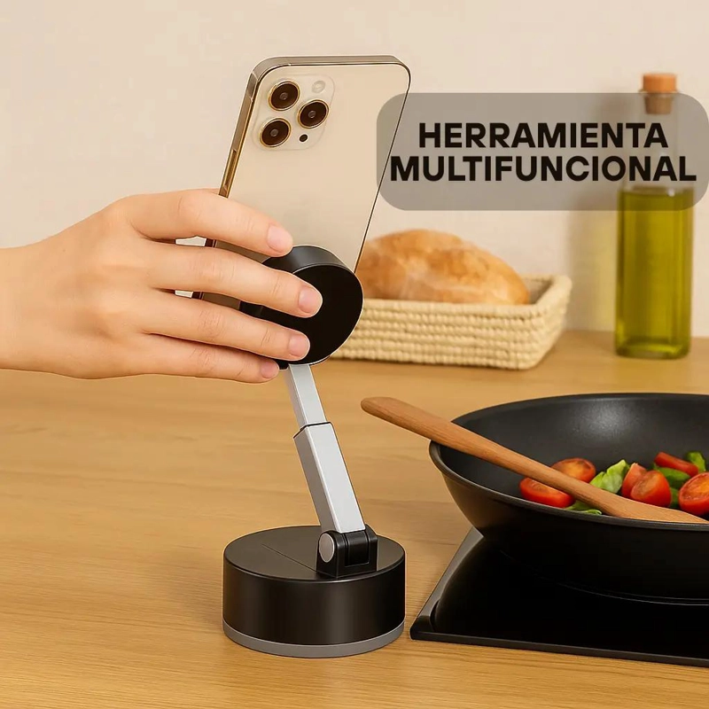 SOPORTE MAGNE TICO PARA TELE FONO CON VENTOSA 360° - 2