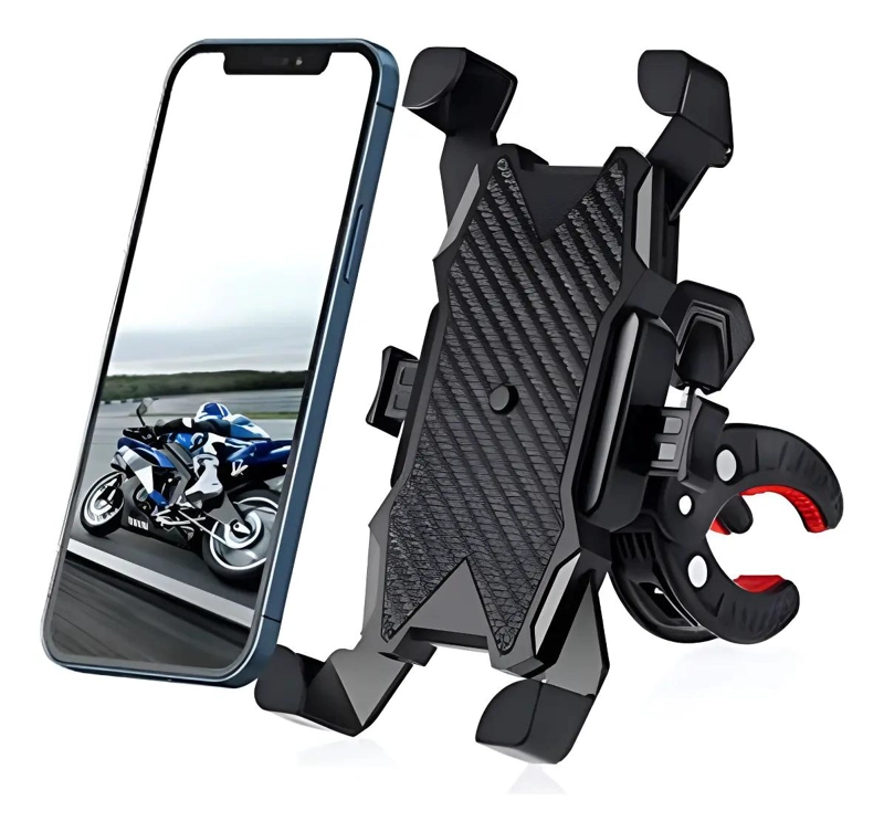 SOPORTE PARA TELE FONO DE MOTOCICLETA CON ROTACION 360° - 1