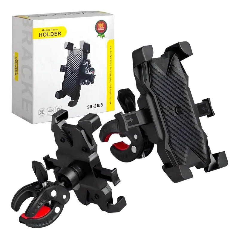 SOPORTE PARA TELE FONO DE MOTOCICLETA CON ROTACION 360° - 5