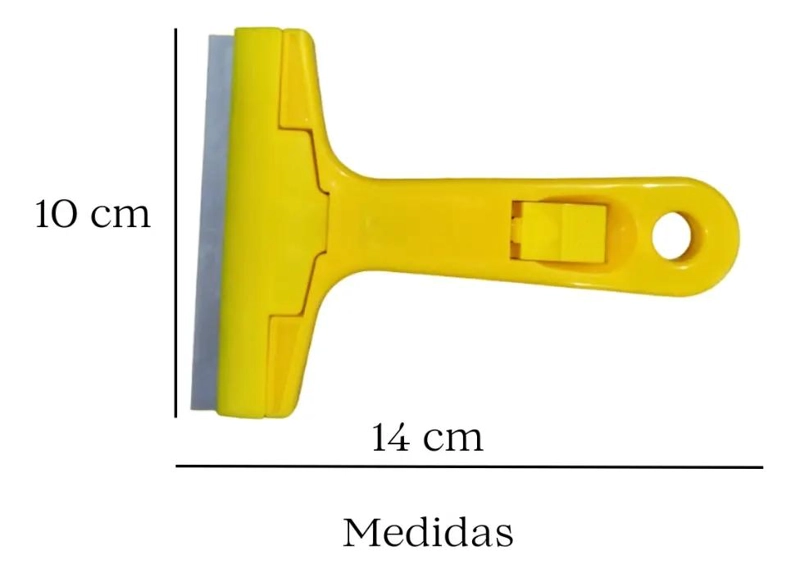 RASPADOR DE VIDRIO Y SUPERFICIES CON MANGO ANTIDESLIZANTE - 2