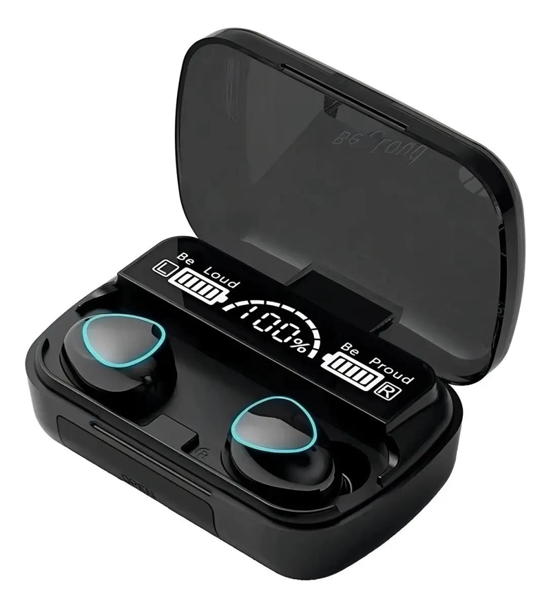 AUDIFONOS INALAMBRICOS BLUETOOTH V5.1 CON POWERBANK 2000M - 1