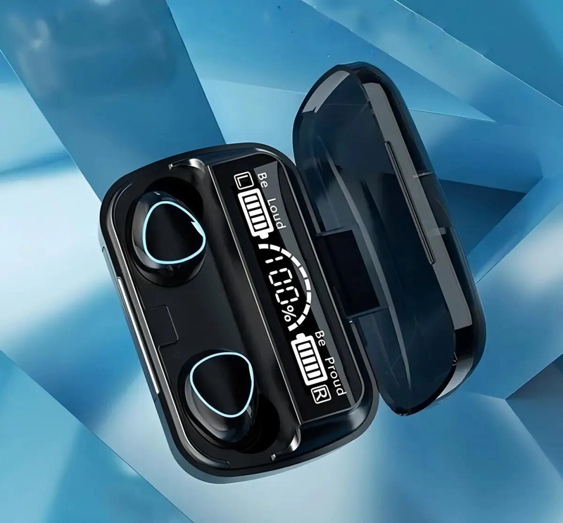 AUDIFONOS INALAMBRICOS BLUETOOTH V5.1 CON POWERBANK 2000M - 4
