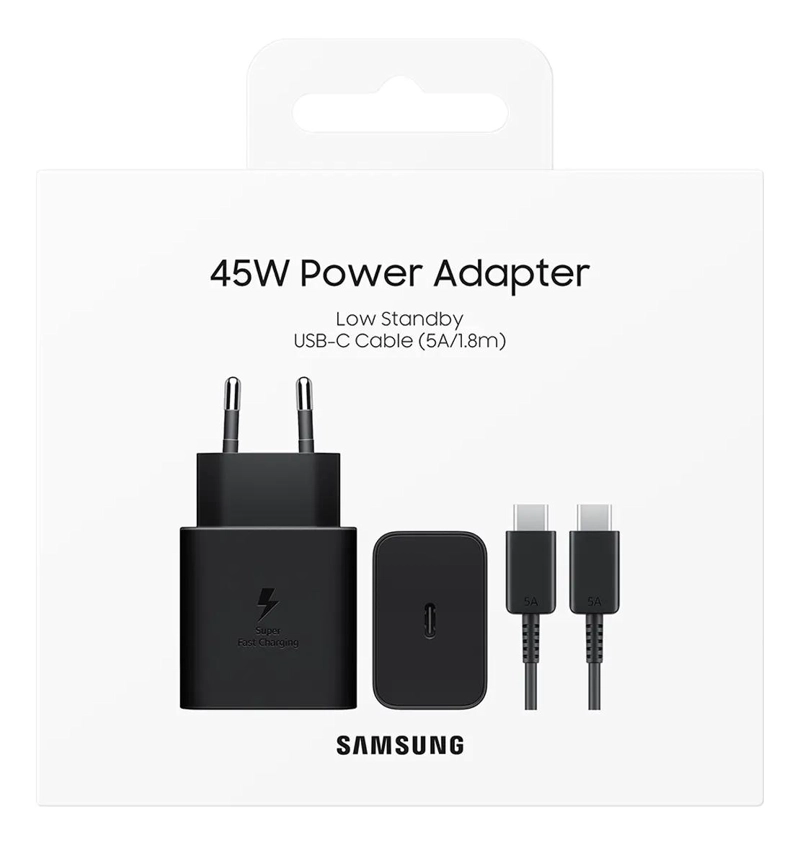 ADAPTADOR DE CORRIENTE 45W TIPO C CON CABLE - 5