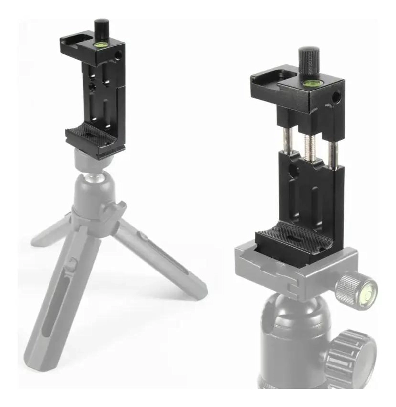 SOPORTE TRIPODE PROFESIONAL PARA CELULAR CON NIVEL Y ZAPA - 2