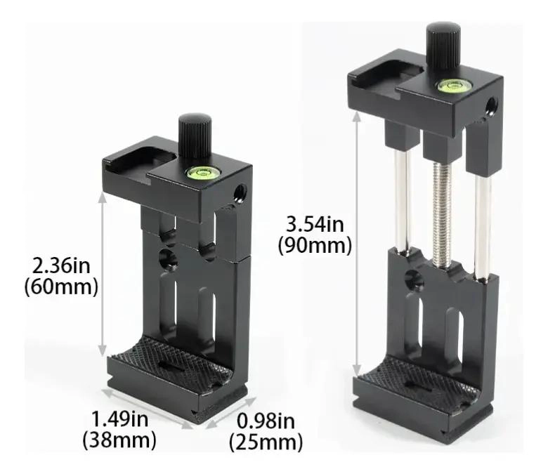 SOPORTE TRIPODE PROFESIONAL PARA CELULAR CON NIVEL Y ZAPA - 3