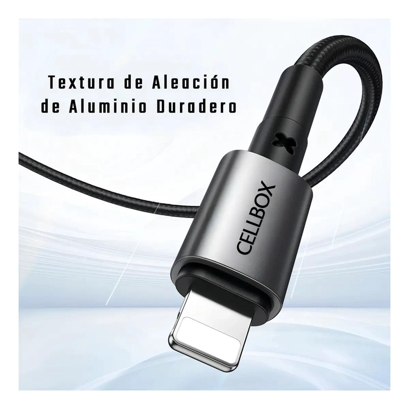 CABLE TIPO C A LIGHTNING CARGA RAPIDA 36W 3A - 5