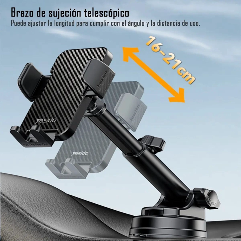 SOPORTE DE CLIP PARA CELULAR YESIDO C173 - 3