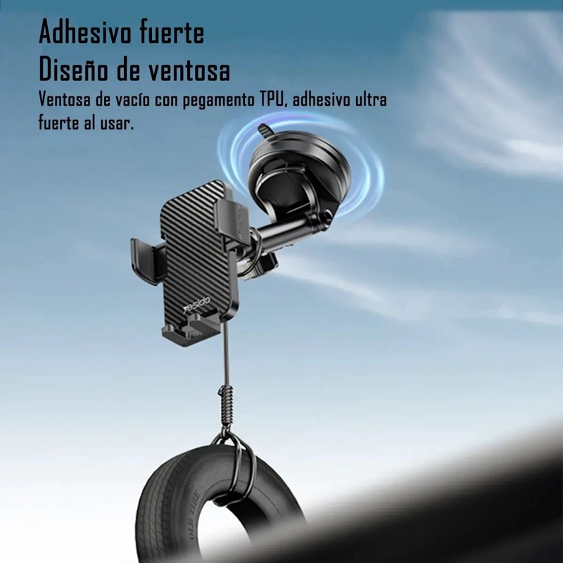 SOPORTE DE CLIP PARA CELULAR YESIDO C173 - 4