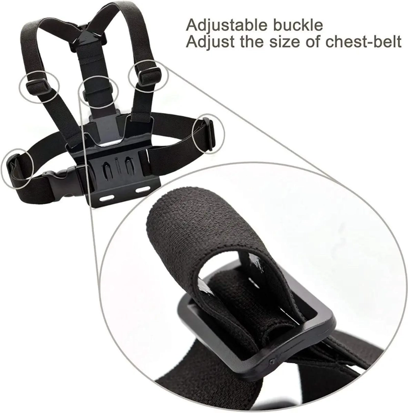 SOPORTE AJUSTABLE PARA CELULAR CON ARNE S DE PECHO - 2