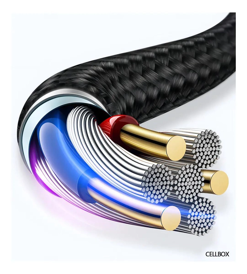 CABLE USB TIPO C A LIGHTNING 90° PARA CARGA RAPIDA - 4