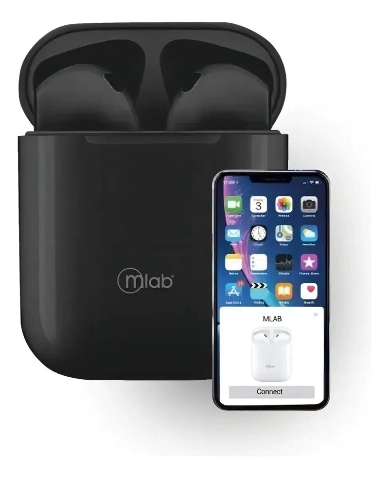 AUDIFONOS BLUETOOTH TOUCH NEGRO CON CONTROL TACTIL - 2