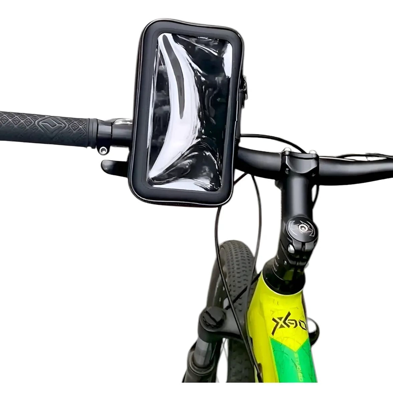 GENÉRICO PORTA SMARTPHONE IMPERMEABLE PARA MOTO Y BICICLETA