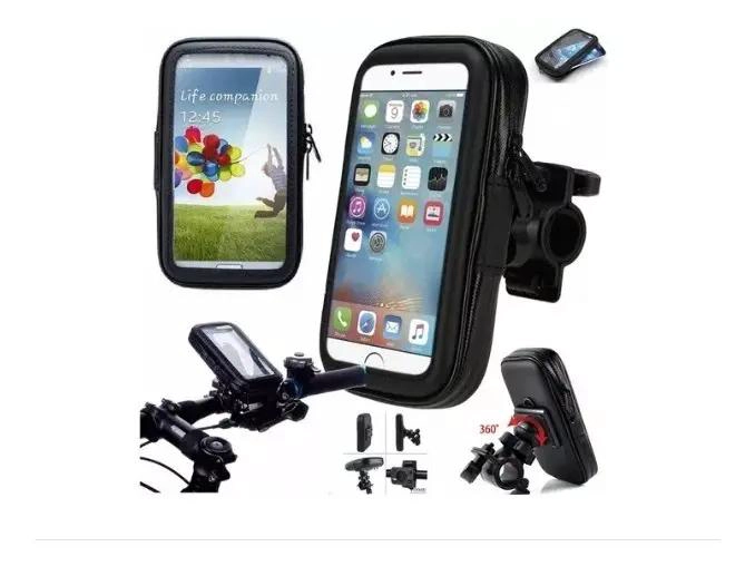 PORTA SMARTPHONE IMPERMEABLE PARA MOTO Y BICICLETA - 4