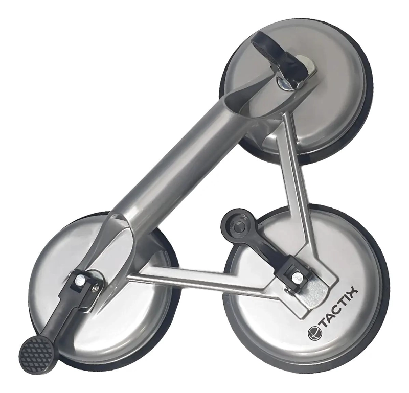 VENTOSA TRIPLE DE ALUMINIO PARA VIDRIO 100 KG - 1