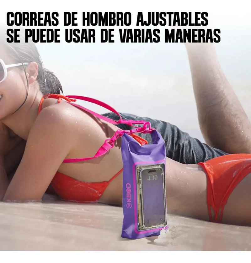 BOLSO SUMERGIBLE PARA CELULAR 2L IMPERMEABLE - 3
