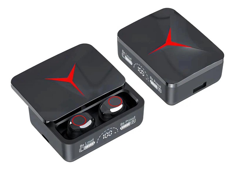 AUDIFONOS INALAMBRICOS M90 PRO TWS BLUETOOTH 5.3 NEGRO - 1