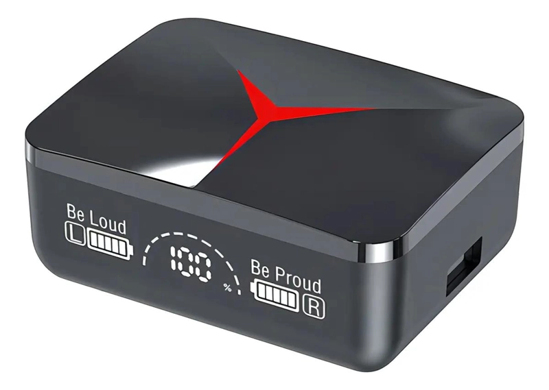 AUDIFONOS INALAMBRICOS M90 PRO TWS BLUETOOTH 5.3 NEGRO - 2