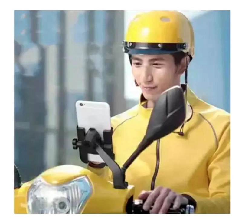 SOPORTE METALICO PARA CELULAR EN MOTO CON ROTACION 360° - 5