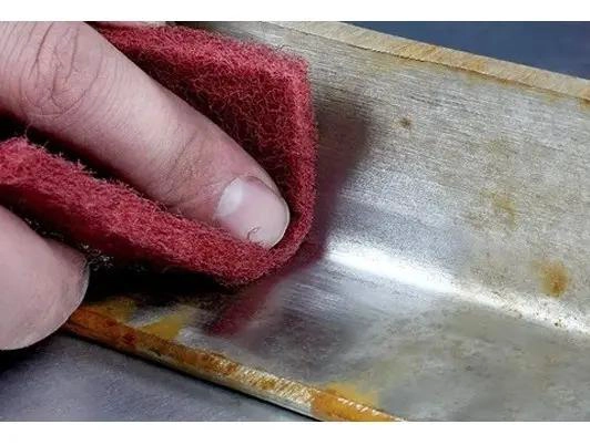 PAÑO ABRASIVO SCOTCH BRITE 7447 PRO PARA INOXIDABLE - 5