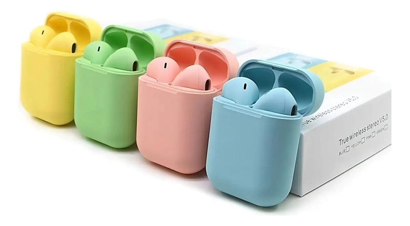 AUDIFONOS INALAMBRICOS BLUETOOTH IN PODS 12 CON MICROFONO - 4