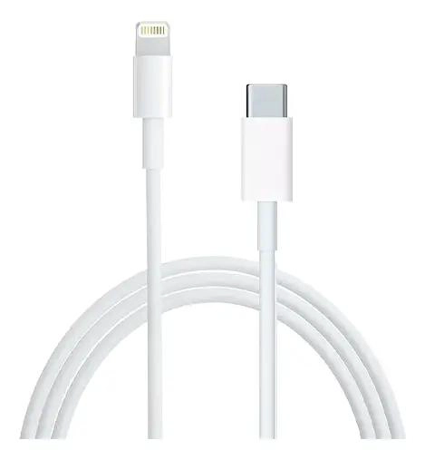CABLE LIGHTNING A TIPO C PARA IPHONE CON CARGA RAPIDA - 3