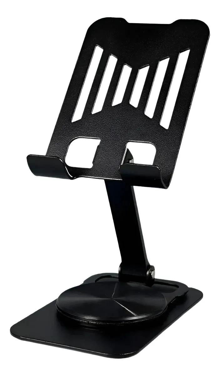 GENÉRICO SOPORTE METALICO PLEGABLE PARA CELULAR GIRATORIO 360°