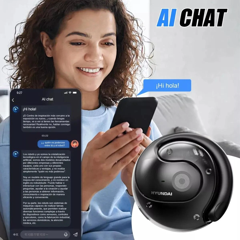 TRADUCTOR DE IDIOMAS CON AURICULARES BLUETOOTH - 3