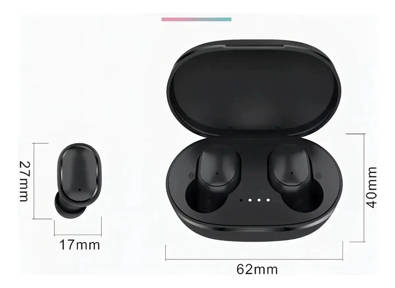 AURICULARES INALAMBRICOS IN-EAR A6S CON MICROFONO - 3