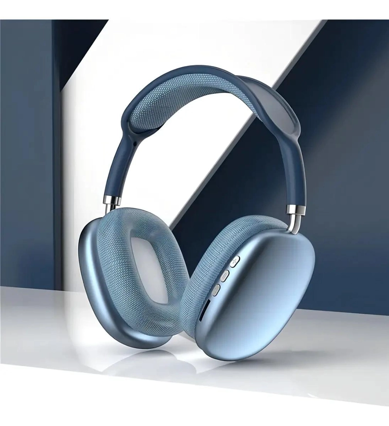 AURICULARES INALAMBRICOS GAMER P9 PLUS AZUL - 2