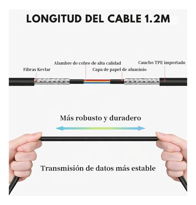 AUDIFONOS IN EAR CON CABLE Y MICROFONO PARA IPHONE Y AND - 4