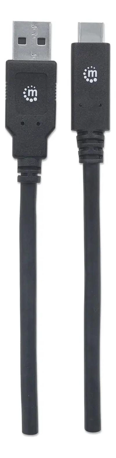 CABLE USB TIPO C A USB 3.0 DE 2 METROS NEGRO - 3