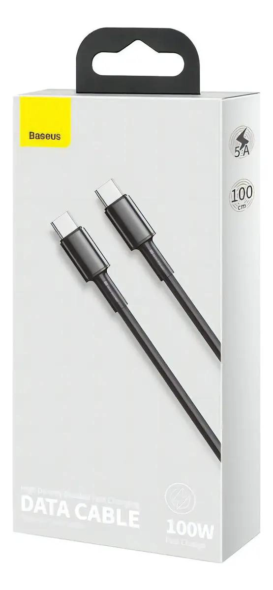 CABLE USB-C A USB-C REFORZADO 100W 1M - 4