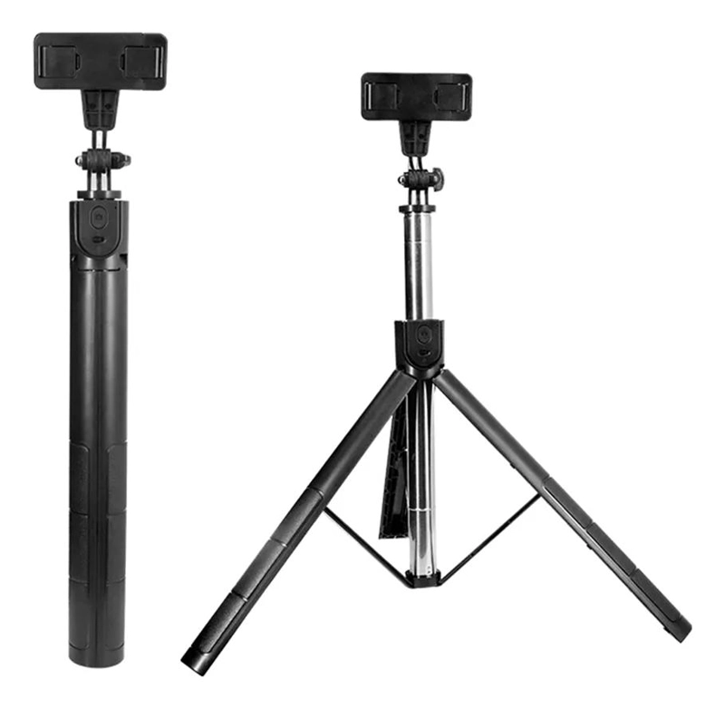 TRIPODE PLEGABLE PARA CELULAR CON PALO SELFIE Y ESTABILIZ - 3